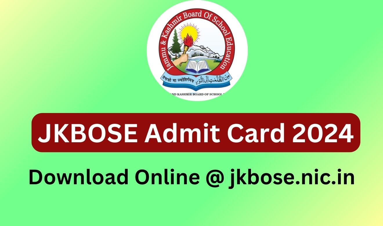 JKBOSE Admit Card 2024